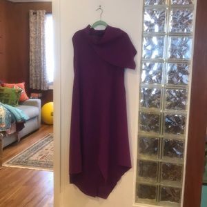 Barcelona magenta designer gown